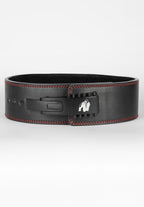 Gorilla Wear 4 Inch Ceinture De Levier En Cuir - Noir