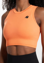 Gorilla Wear Olivia Seamless Crop Top - Pêche