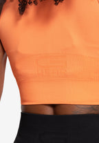 Gorilla Wear Olivia Seamless Crop Top - Pêche