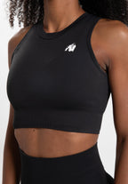 Gorilla Wear Olivia Seamless Crop Top - Noir