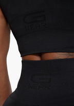 Gorilla Wear Olivia Seamless Crop Top - Noir