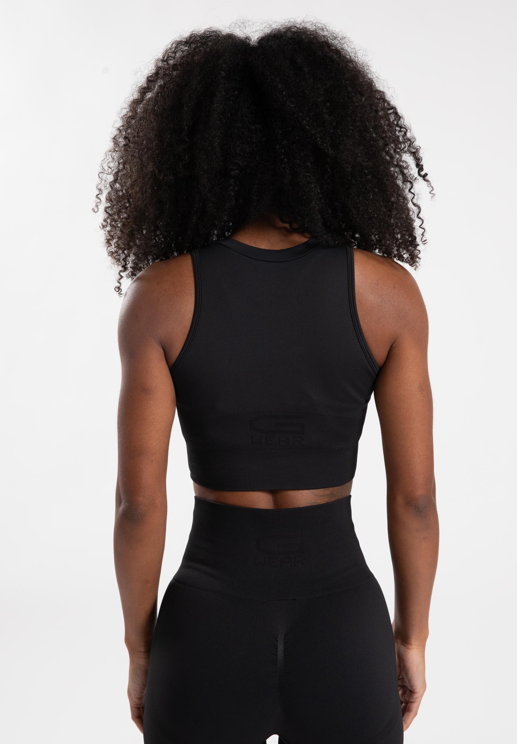 Gorilla Wear Olivia Seamless Crop Top - Noir