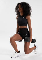 Gorilla Wear Olivia Seamless Crop Top - Noir