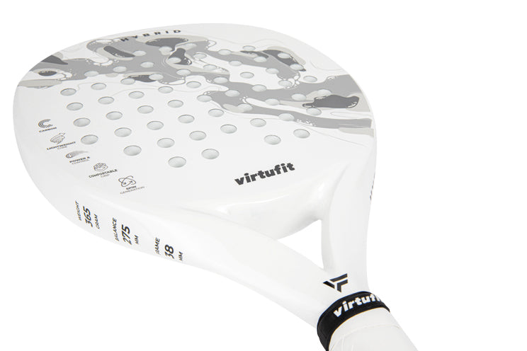 Raquette de padel hybride VirtuFit - Blanc - Gris - Tweedekans