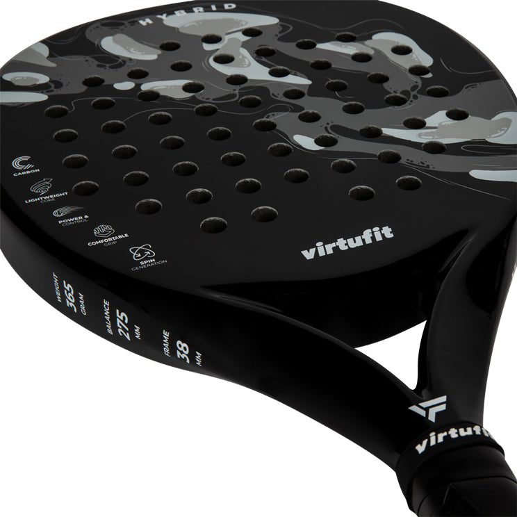 VirtuFit Hybrid Padel Set - Noir - Gris