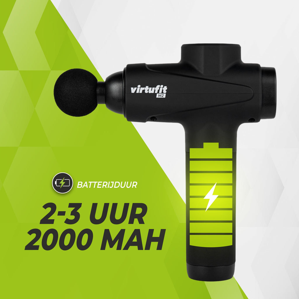 VirtuFit M2 Basic Massage Gun - 6 accessoires - Tweedekans