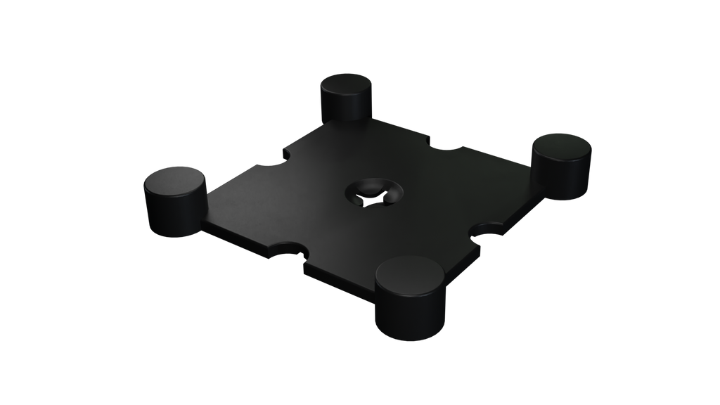 Flow Fitness Dalle en caoutchouc - 100 x 100 x 2 cm - Tweedekans
