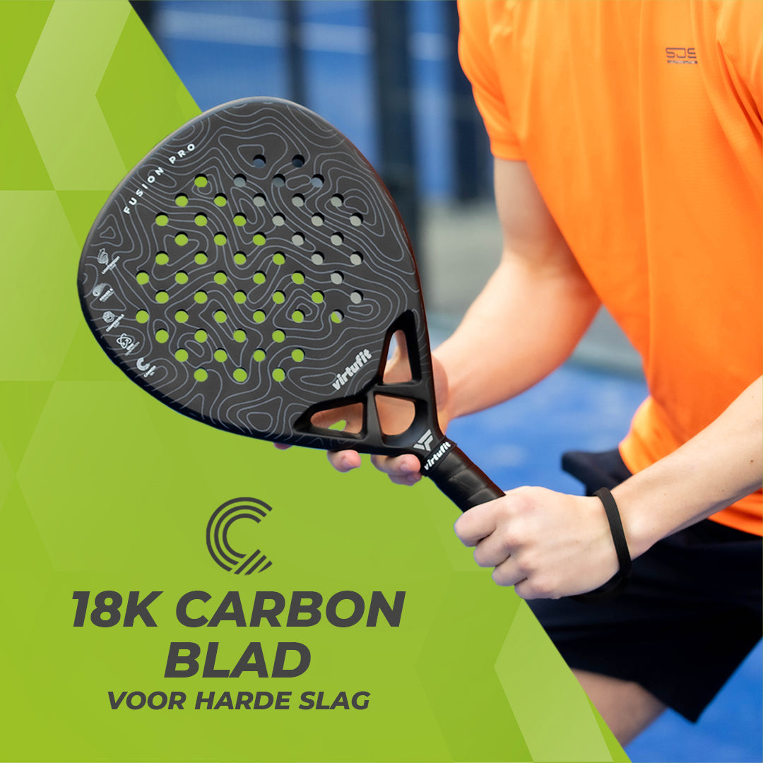 Raquette de padel VirtuFit Fusion Pro - Noir - Gris