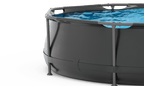 VirtuFit Rond Zwembad - Ø305 x 76 cm - Antraciet - Inclusief Filterpomp - Tweedekans - Afbeelding 10