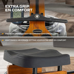 Fluid Rower Viking Pro V Rameur - Chêne Foncé