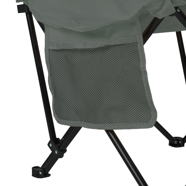 VirtuFit Opvouwbare Camping Stoel - Grijs - Set van 2