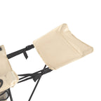 VirtuFit Campingstoel opvouwbaar met voetsteun - Strandstoel - Beige - Set van 2