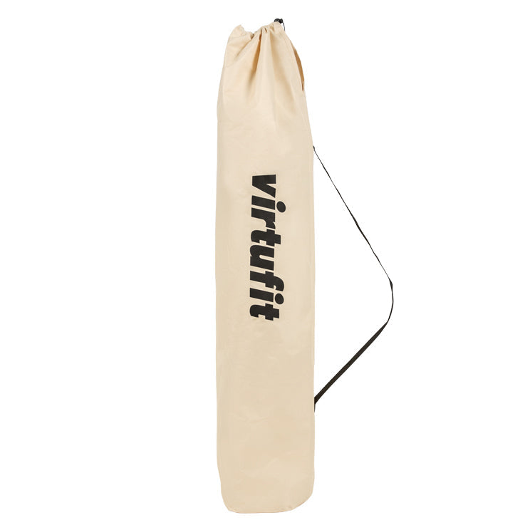 VirtuFit Campingstoel opvouwbaar met voetsteun - Strandstoel - Beige - Set van 2