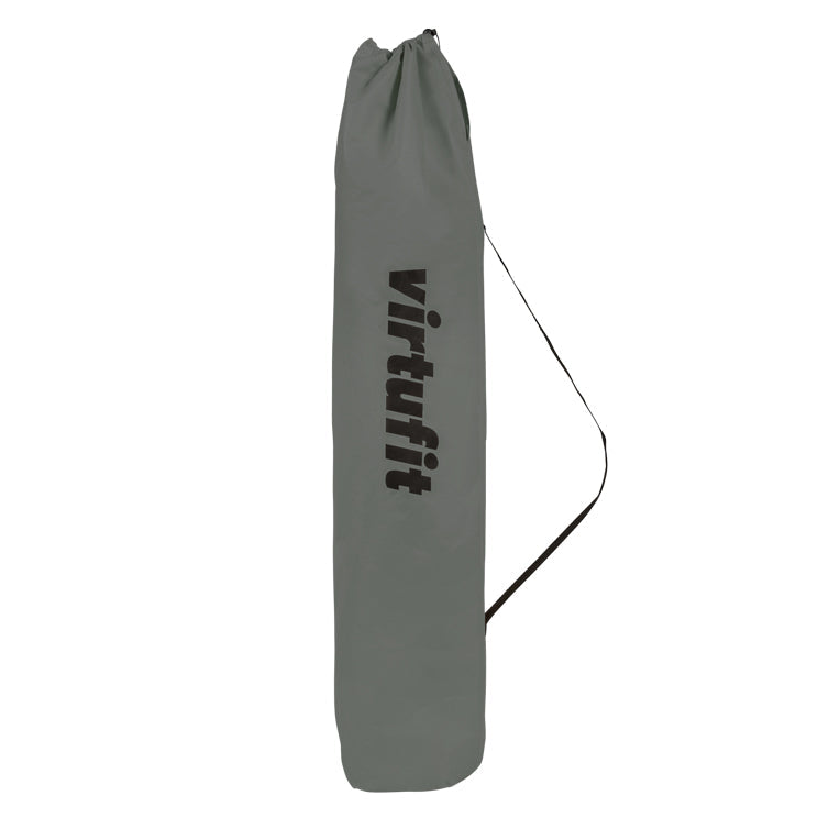 VirtuFit Campingstoel opvouwbaar met voetsteun - Strandstoel - Grijs - Set van 2