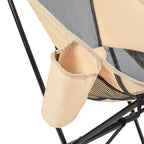 VirtuFit Camping Stoel Compact - Opvouwbaar - Beige - Set van 2 - Afbeelding 5