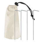 VirtuFit Parasol de plage - Windbreak - 180 cm - Beige