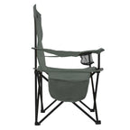 VirtuFit Opvouwbare Camping Stoel - Grijs - Set van 2