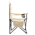 VirtuFit Opvouwbare Camping Stoel - Beige - Set van 2