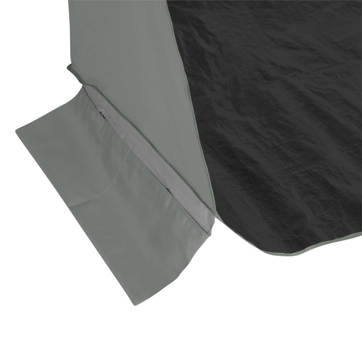 VirtuFit Parasol de plage - Windbreak - 180 cm - Gris - Tweedekans