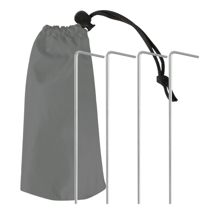 VirtuFit Parasol de plage - Windbreak - 180 cm - Gris - Tweedekans