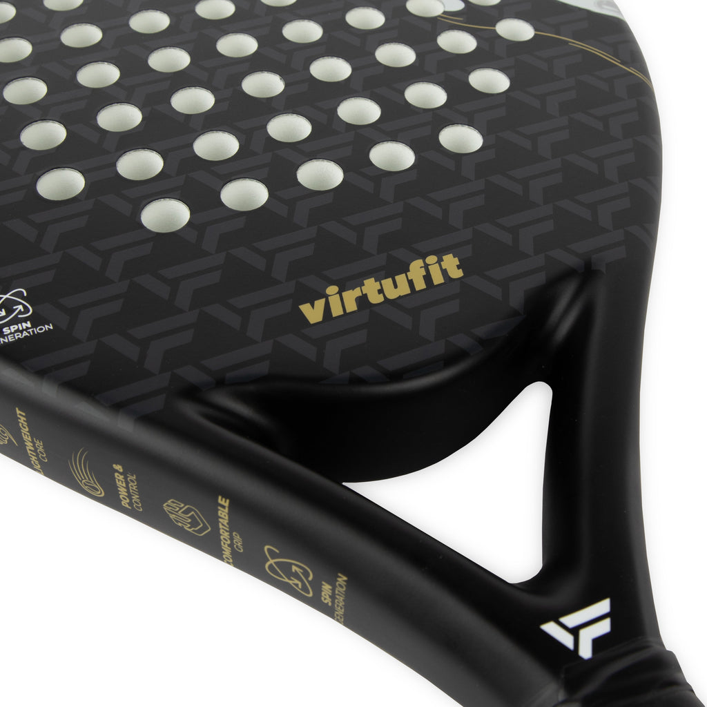 VirtuFit Precision Pro Padel Racket - Noir - Or - Tweedekans