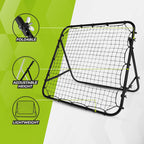 VirtuFit Verstelbare Rebounder - Kickback - 100 x 100 cm - Groen