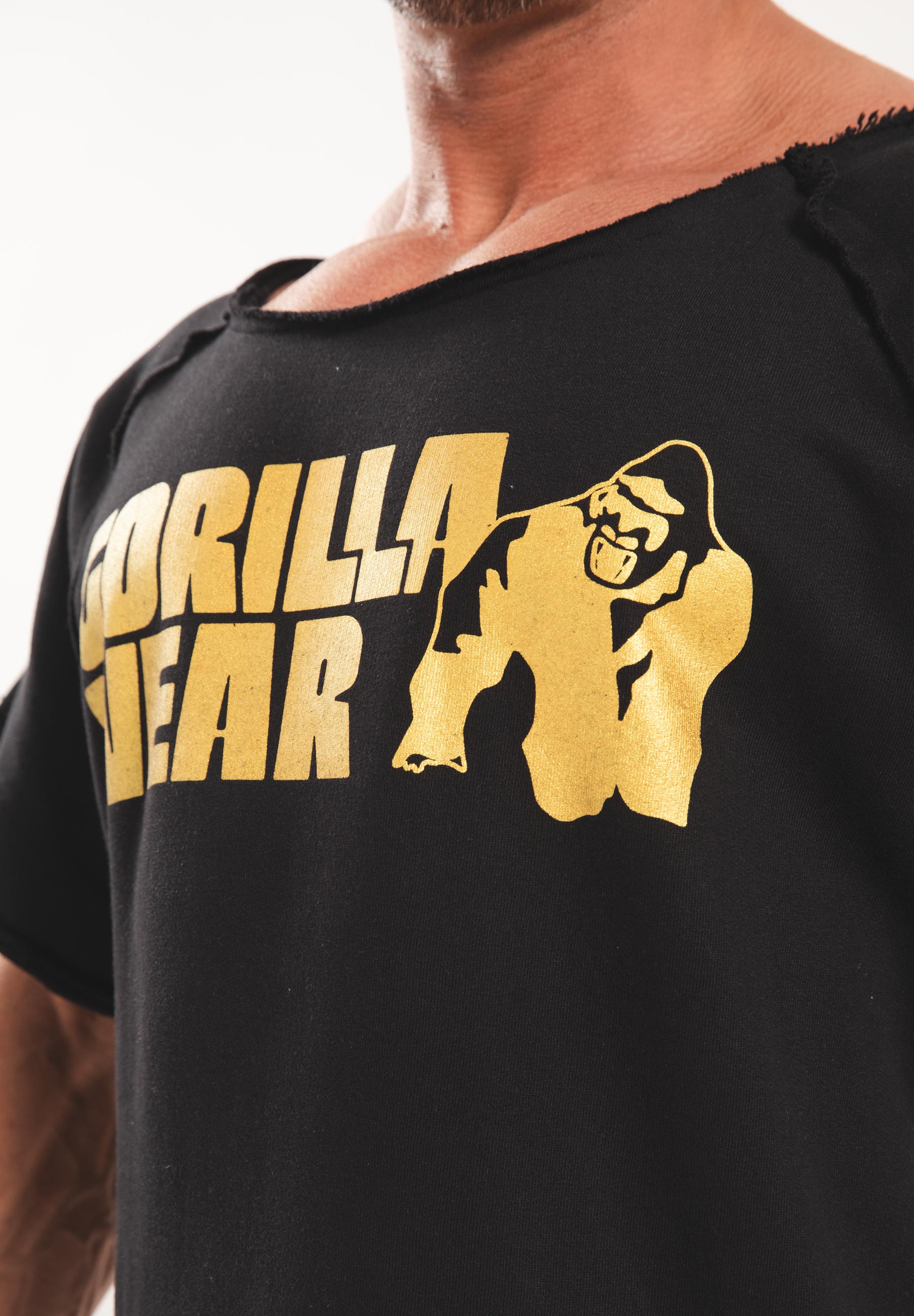 Gorilla Wear Classic Work Out Top - Noir/Or