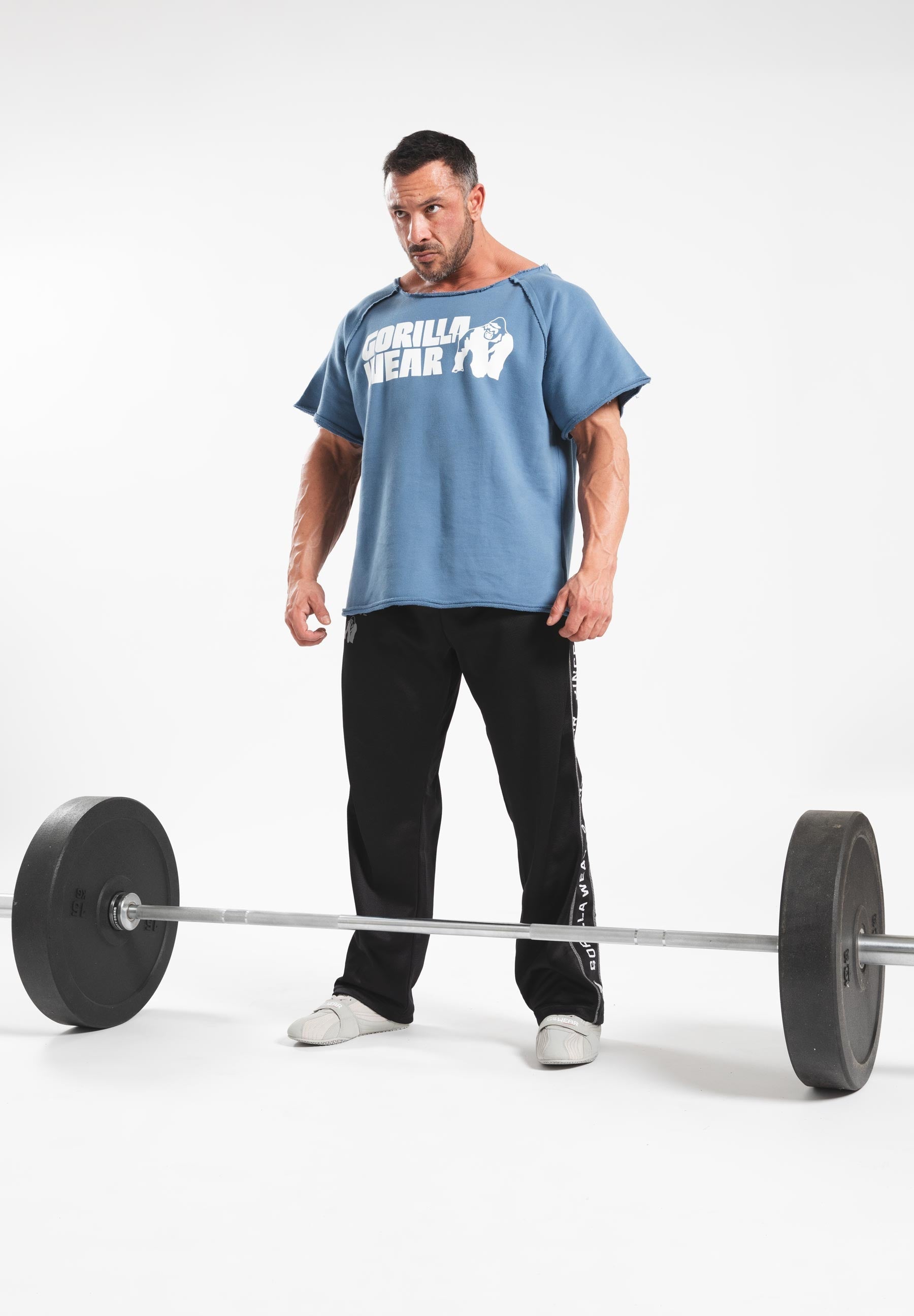 Gorilla Wear Classic Work Out Top - Coronet Bleu