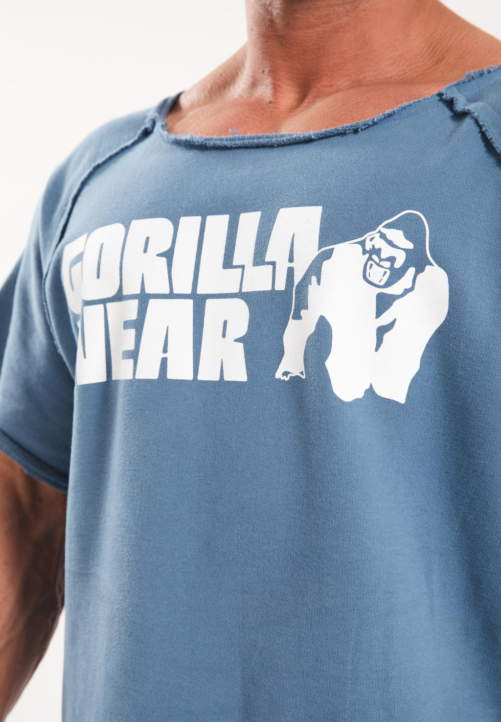 Gorilla Wear Classic Work Out Top - Coronet Bleu