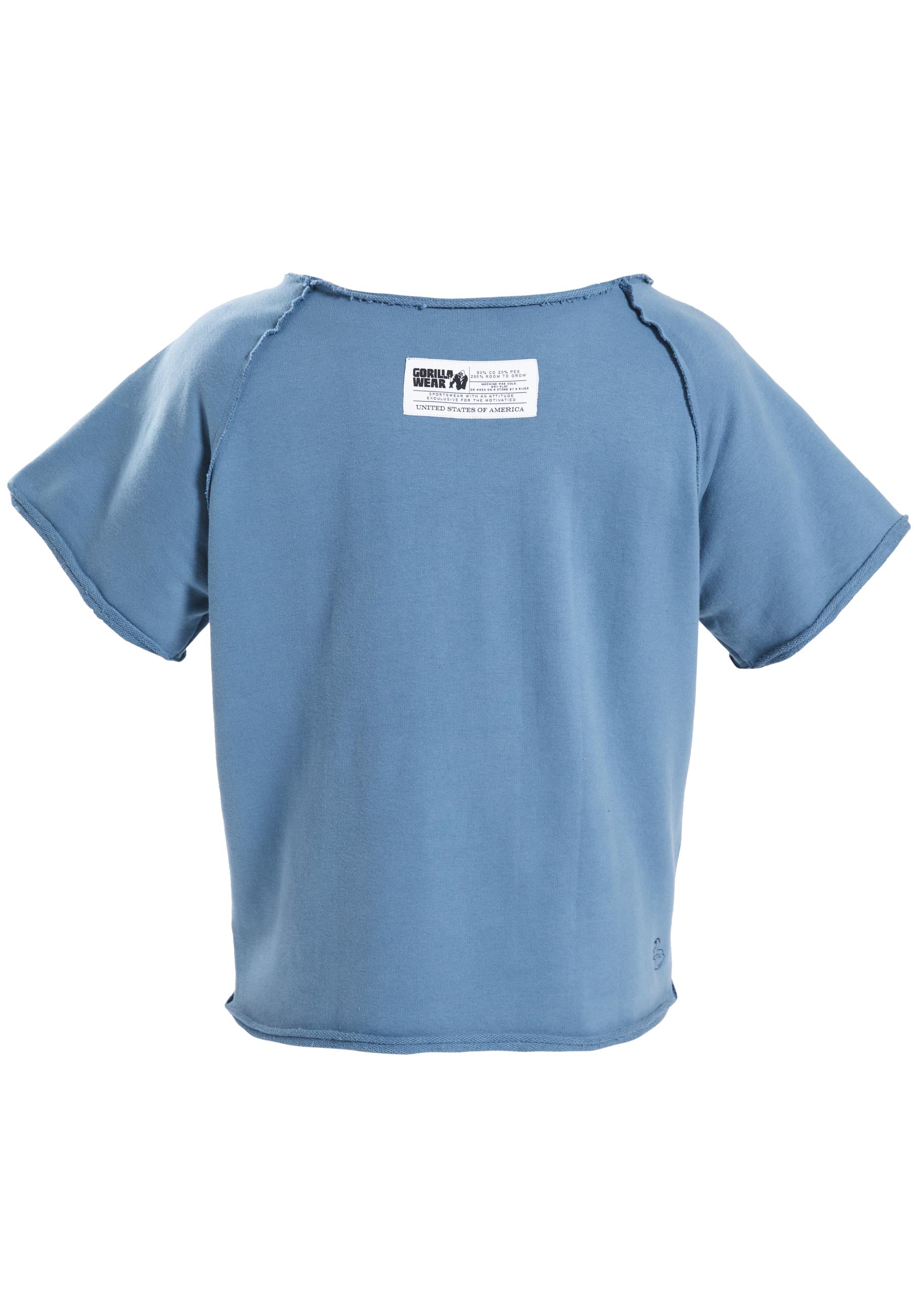 Gorilla Wear Classic Work Out Top - Coronet Bleu