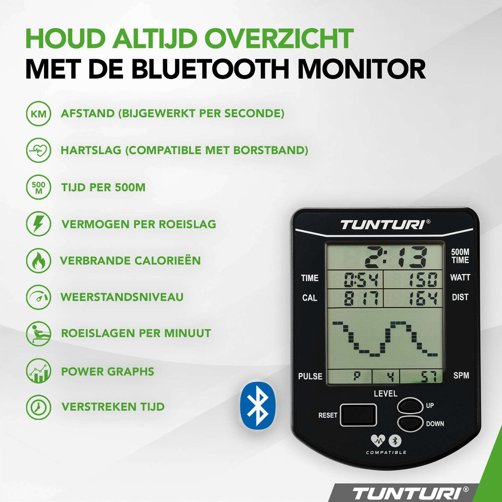Tunturi signature R90W Rameur - Rower by Fluid