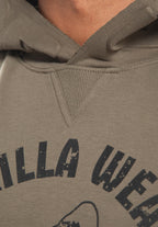 Gorilla Wear Marshall Sweat à Capuche Sans Manche - Verte Armée
