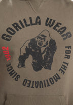 Gorilla Wear Marshall Sweat à Capuche Sans Manche - Verte Armée
