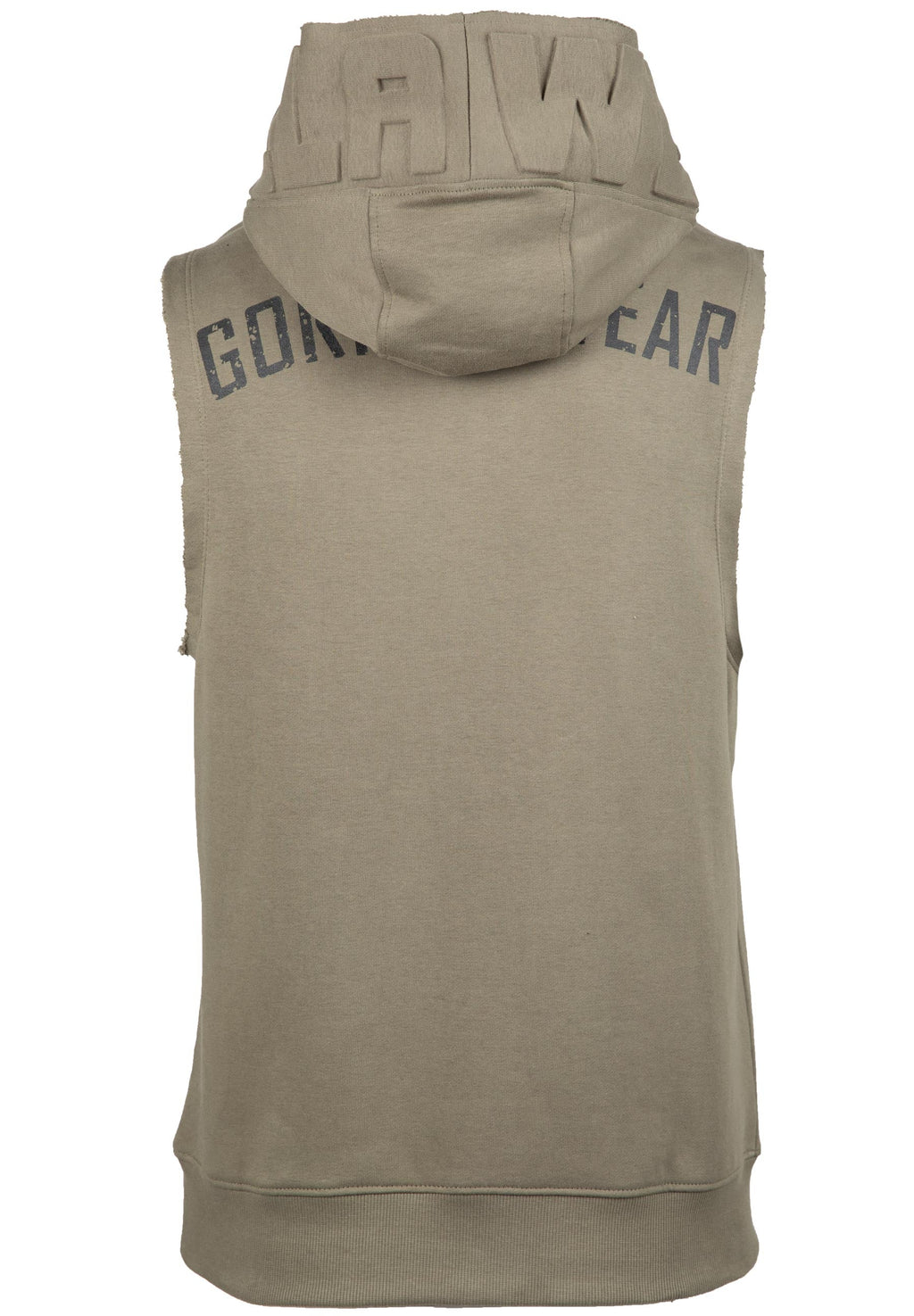 Gorilla Wear Marshall Sweat à Capuche Sans Manche - Verte Armée