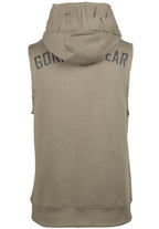 Gorilla Wear Marshall Sweat à Capuche Sans Manche - Verte Armée