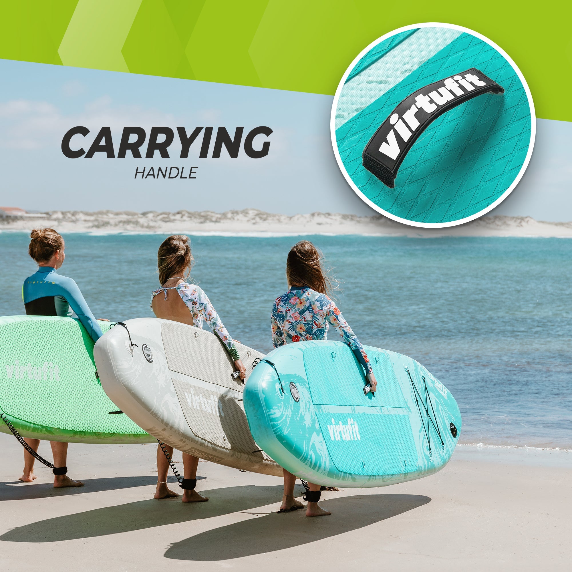 VirtuFit Supboard Ocean 275 - Leaf Green - Met accessoires en draagtas - Tweedekans