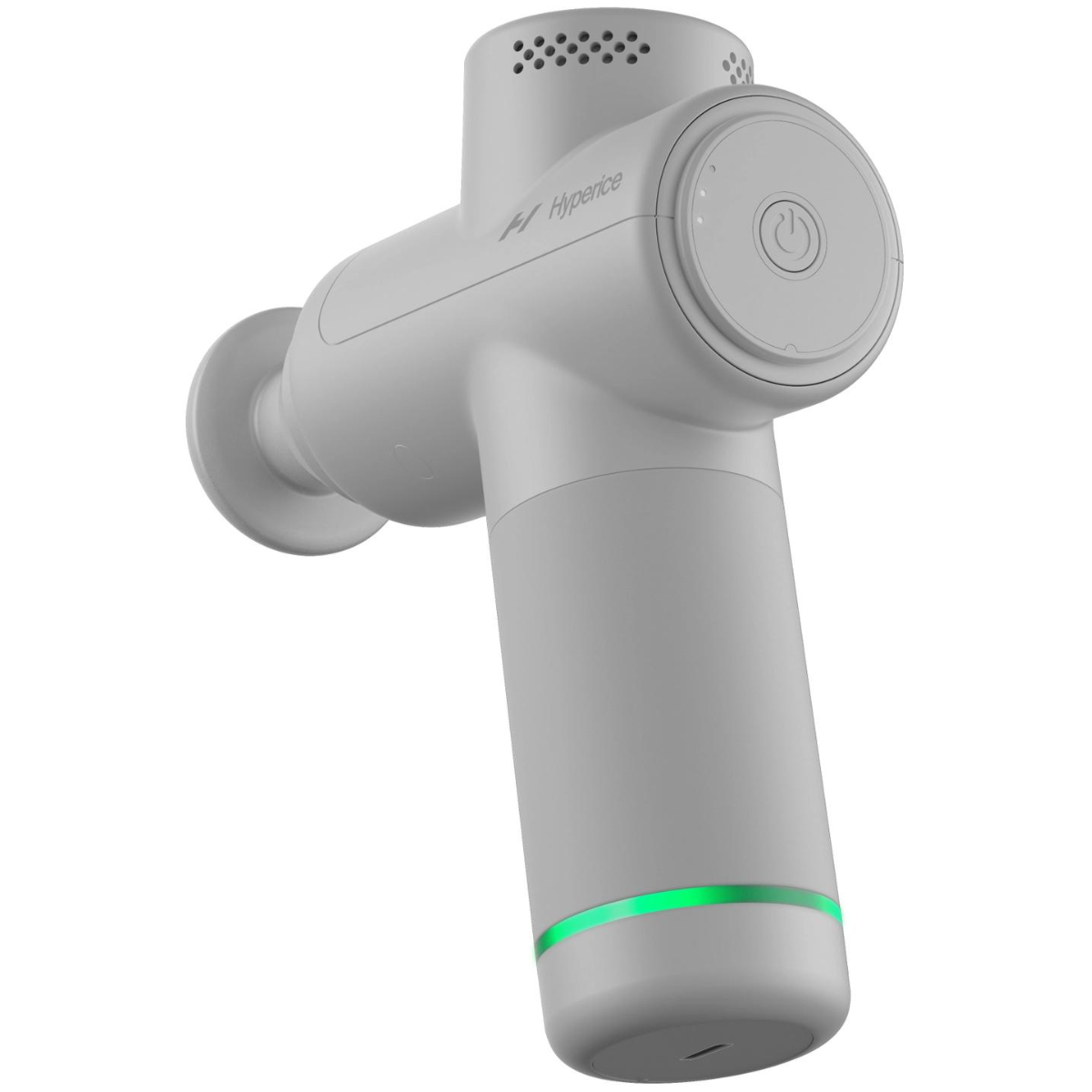 Hyperice Hypervolt GO 2 Pistolet de Massage - 2 Accessoires - Gris Arctique