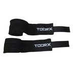 Toorx Fitness Bandage de Boxe Élastique - Bandes de Main - Noir