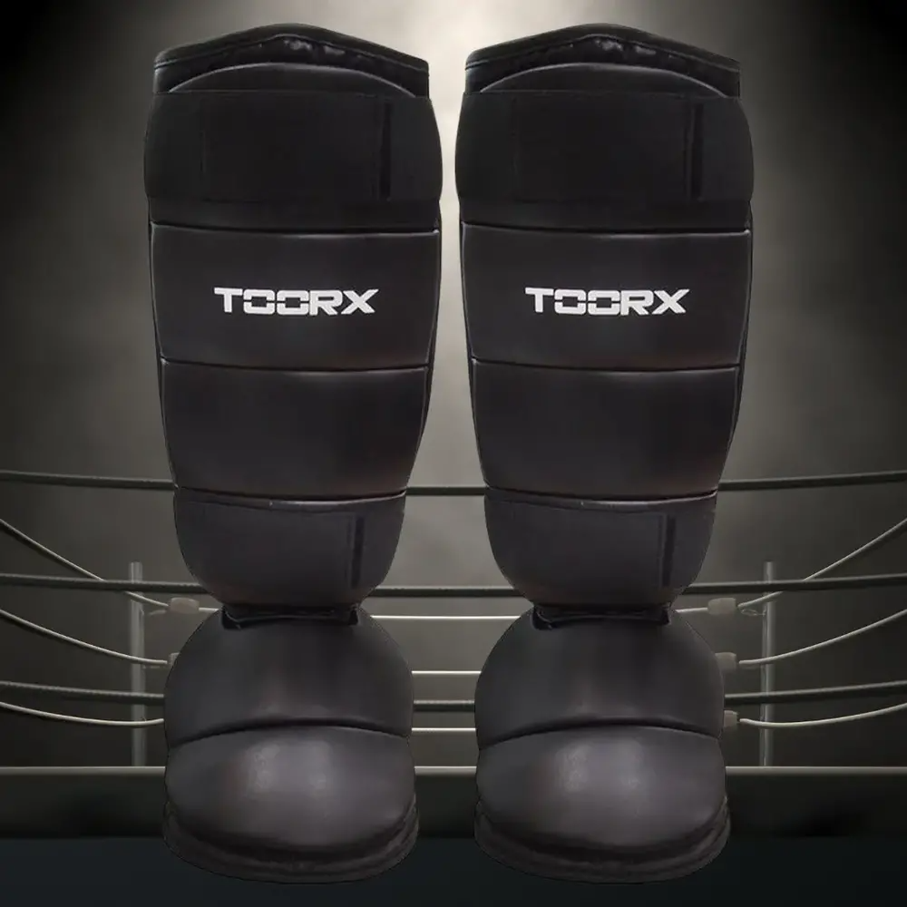 Toorx Fitness Protège-tibias PU - avec Protège-pieds - L/XL