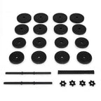 VirtuFit Verstelbare Dumbbellset - 2 in 1 Set - 30 kg - Vinyl