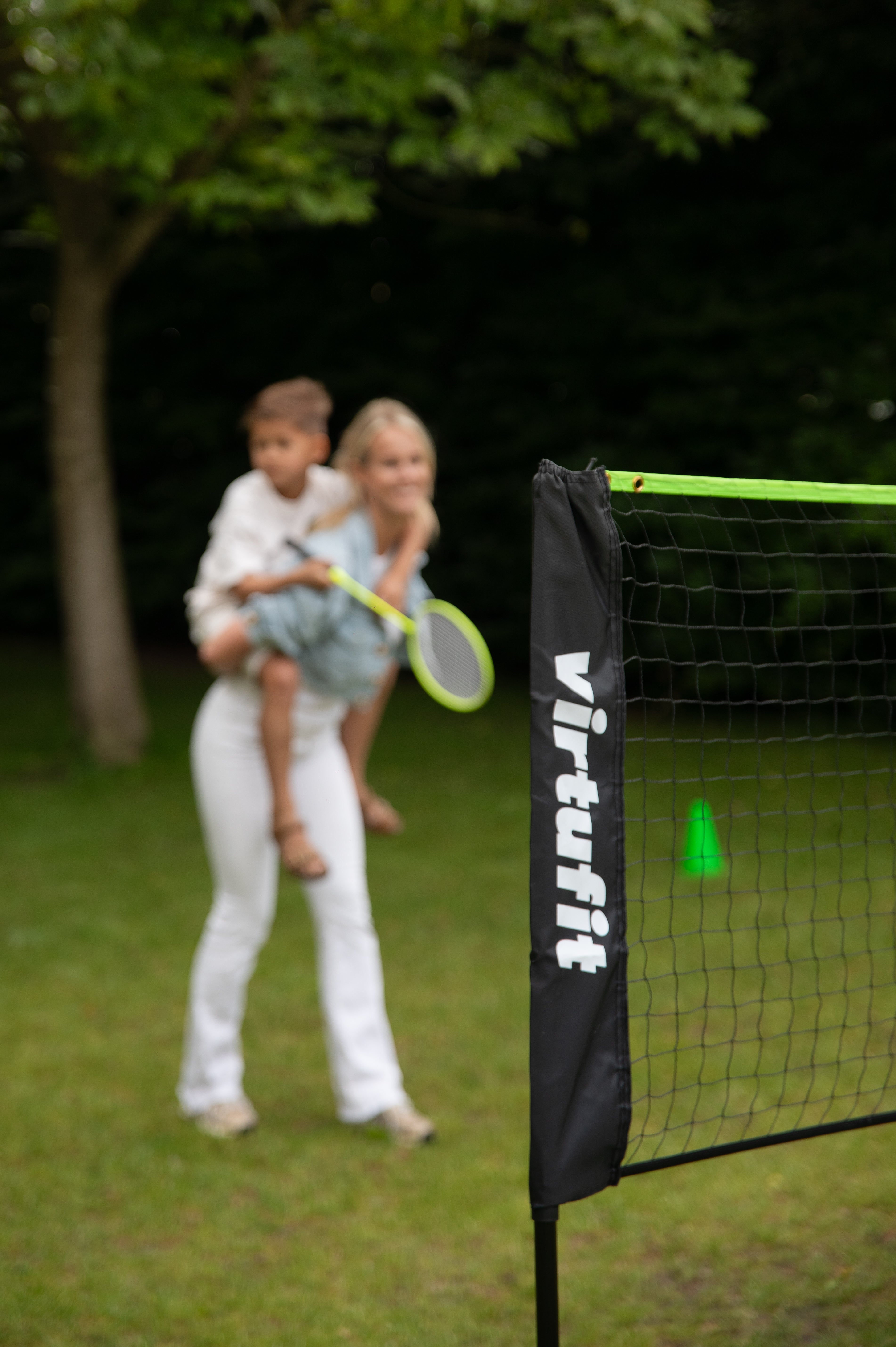 VirtuFit Badminton- en Tennisnet - 510 cm - Inclusief draagtas