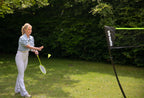 VirtuFit 2-en-1 Portable Badminton et Tennis Set - Comprend un étui et des raquettes - Tweedekans