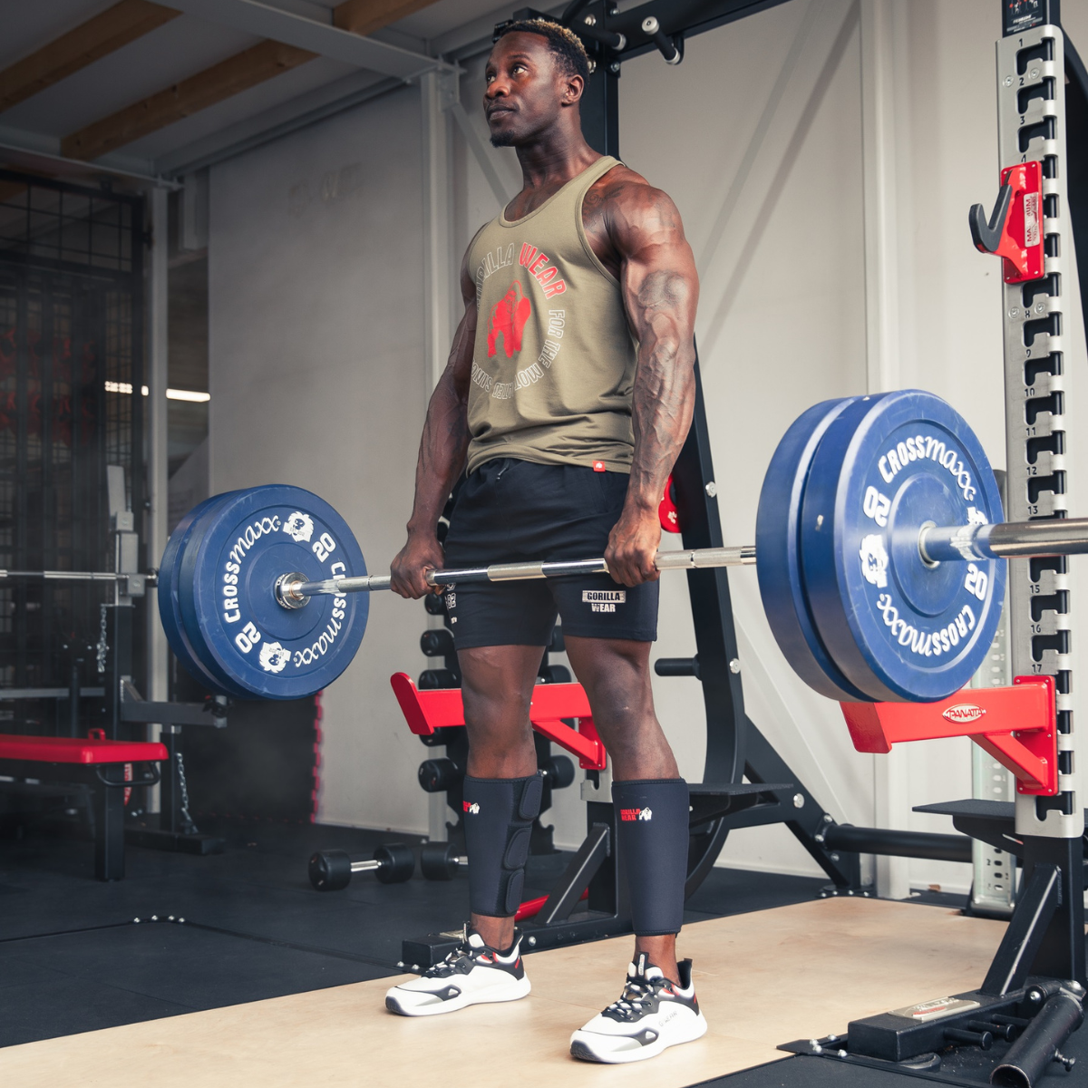 Gorilla Wear Manchons pour Mollets - Noir