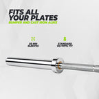 VirtuFit Olympic Halter Bar - 50 mm - 200 cm