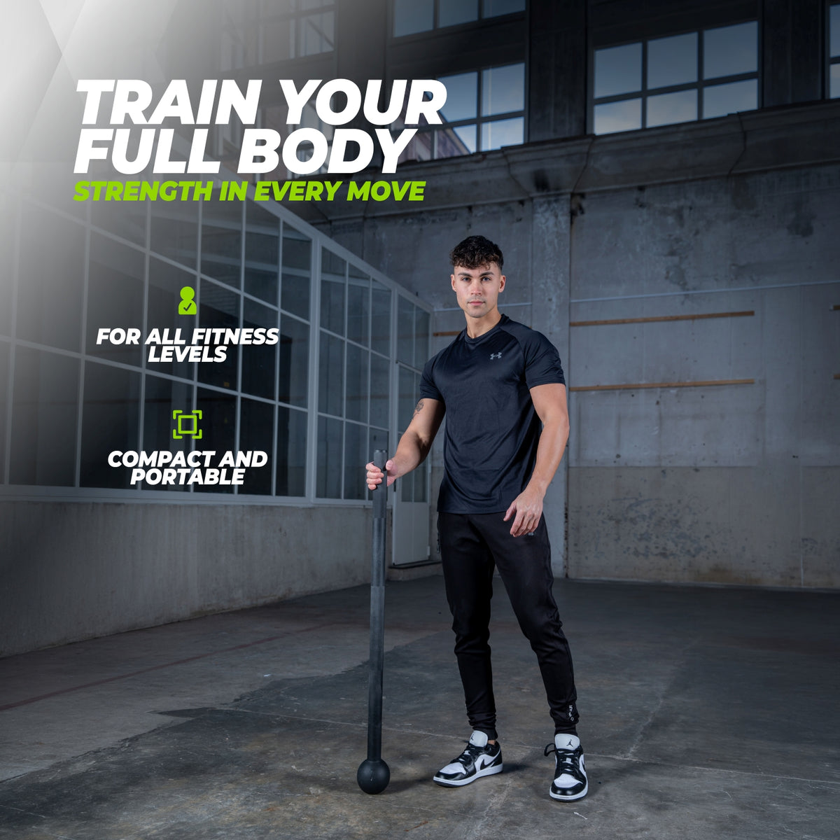 VirtuFit Macebell - Noir - 10 kg - Occasion