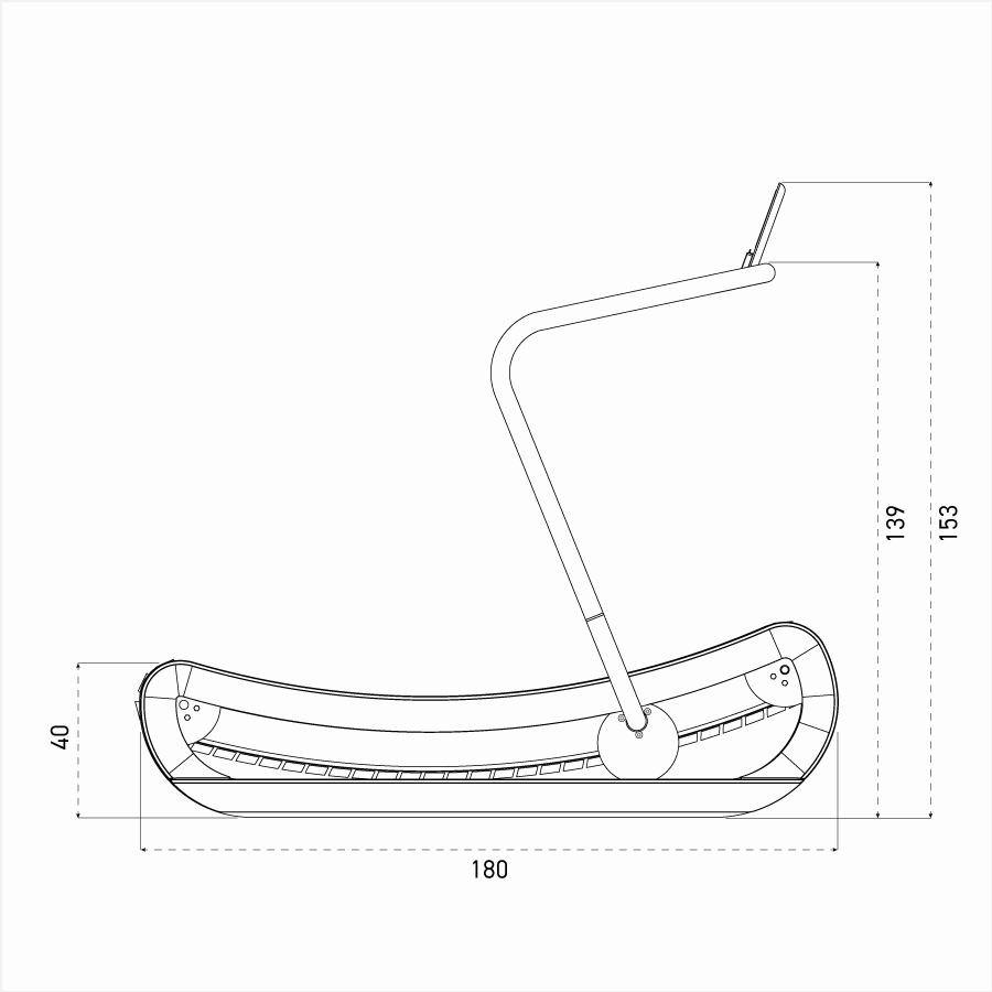 Nohrd Sprintbok V2 Tapis de Course - Cerisier