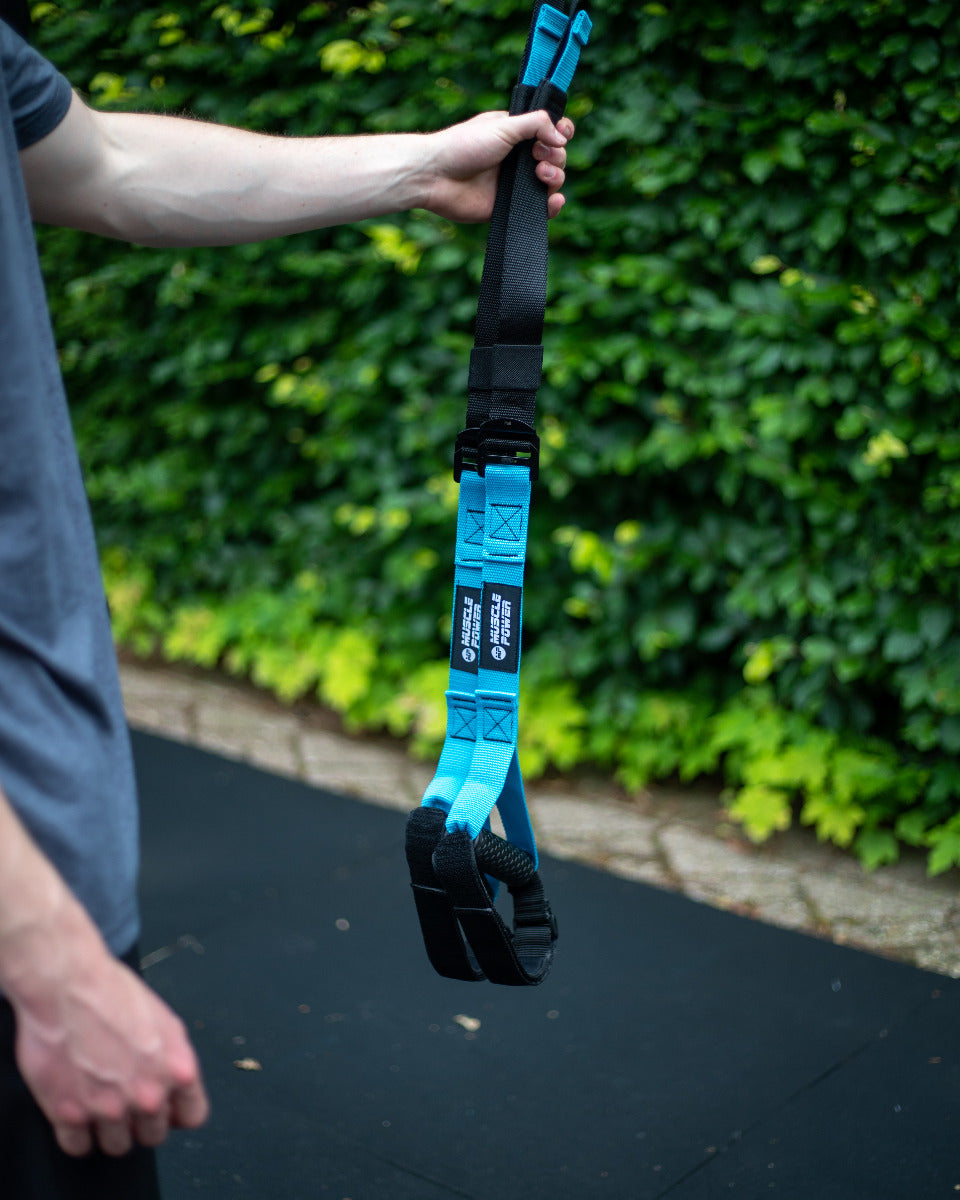 Muscle Power Suspension Trainer - Bleu/Noir