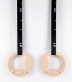 Muscle Power Suspension Trainer - Ensemble d'anneaux multigrip - Bois