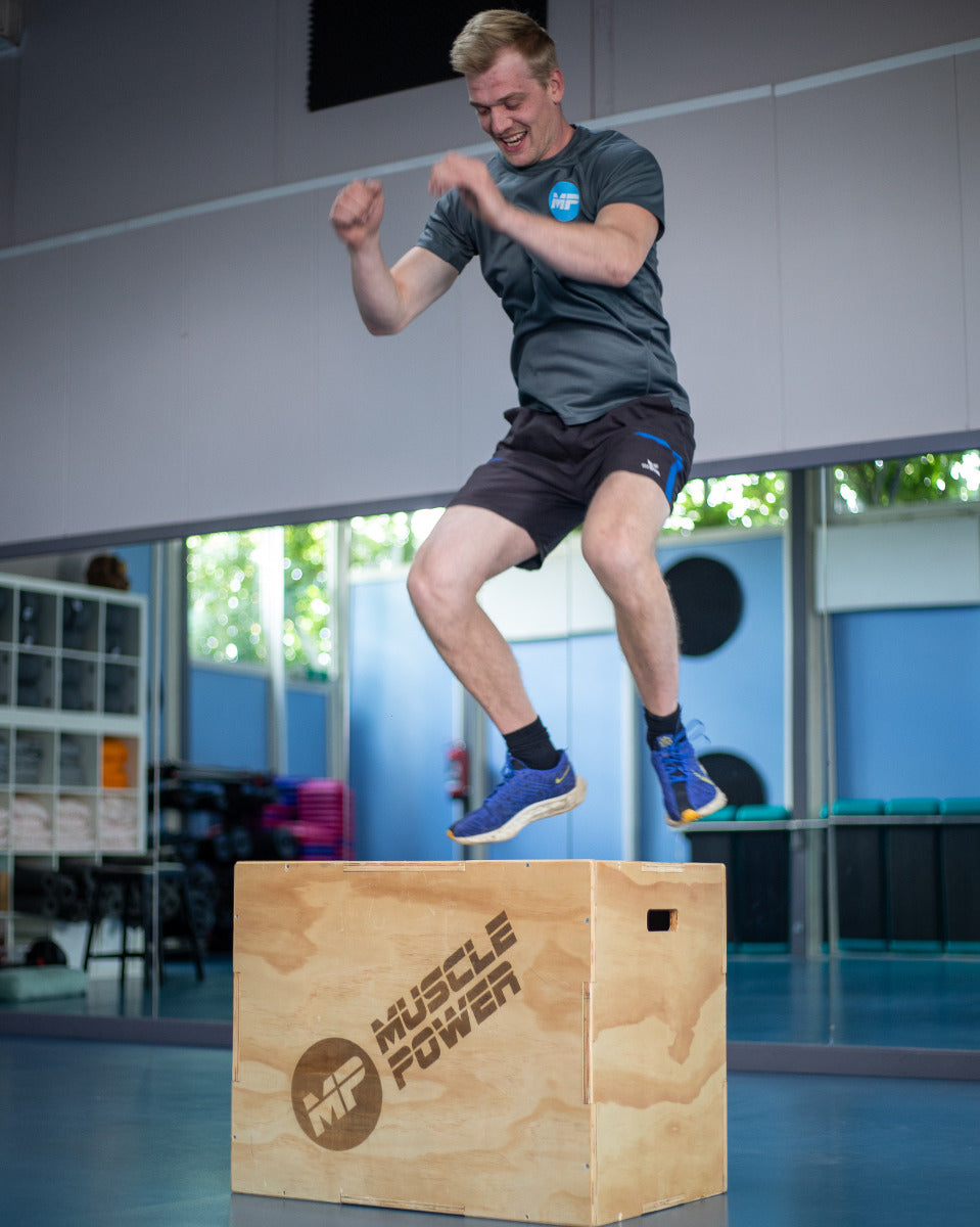 Muscle Power Wooden Plyo Box