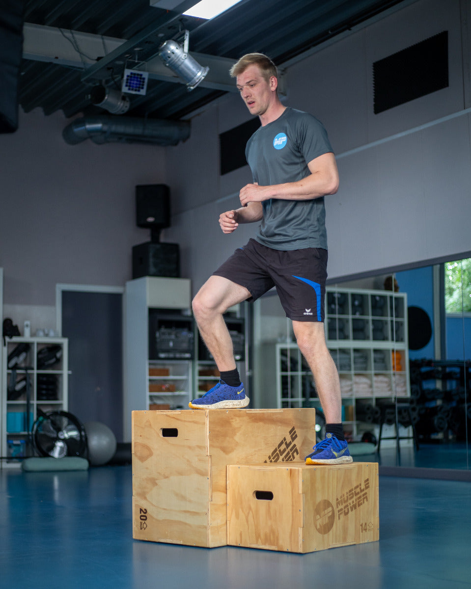 Muscle Power Wooden Plyo Box Petite
